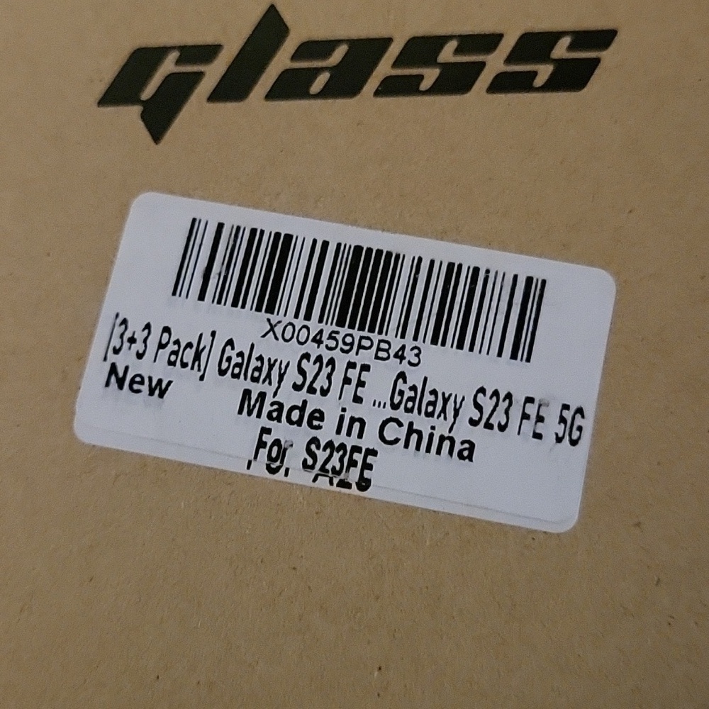 Galaxy S23 5G Tempered Glass Screen Protector 3+3 Pack